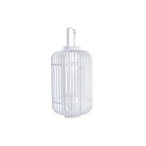 Lampa DKD Home Decor Szkło Biały Bambus (28 x 28 x 47 cm) Lampa DKD Home Decor Szkło Biały Bambus (28 x 28 x 47 cm)