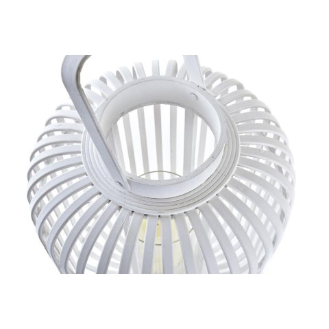 Lampa DKD Home Decor Szkło Biały Bambus (28 x 28 x 47 cm) Lampa DKD Home Decor Szkło Biały Bambus (28 x 28 x 47 cm)