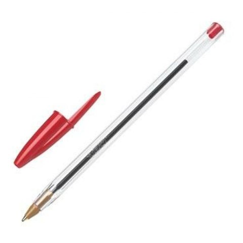 Pióro Bic Cristal Oryginał Czerwony 0,32 mm (50 Sztuk) Pióro Bic Cristal Oryginał Czerwony 0,32 mm (50 Sztuk)