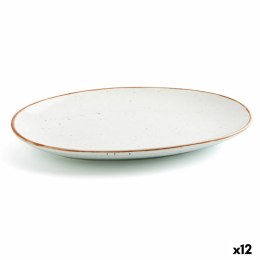 Półmisek Kuchenny Ariane Terra Owalne Ceramika Beżowy (Ø 26 cm) (12 Sztuk)