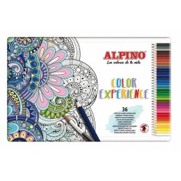 Kolorowe kredki akwarelowe Alpino Color Experience Wielokolorowy 36 Części