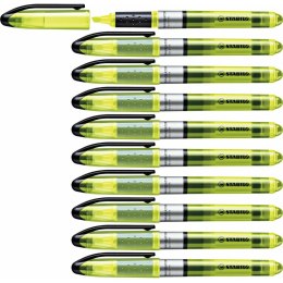 Marker fluorescencyjny Stabilo Navigator Żółty 10 Części (1 Sztuk)