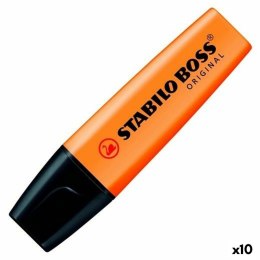 Marker fluorescencyjny Stabilo Boss Pomarańczowy 10 Części (10 Sztuk)