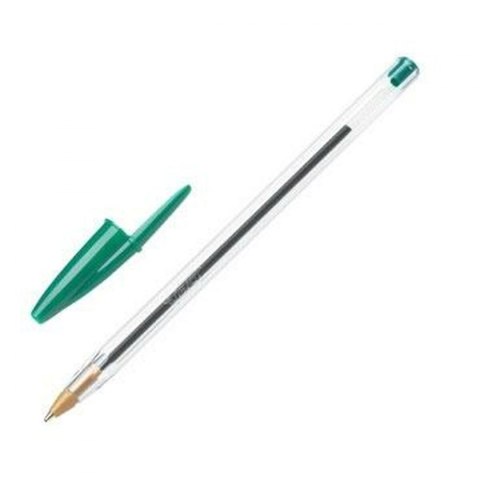 Pióro Bic Cristal Oryginał Kolor Zielony 0,32 mm (50 Sztuk) Pióro Bic Cristal Oryginał Kolor Zielony 0,32 mm (50 Sztuk)