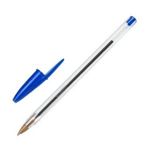Pióro Bic Cristal Oryginał Niebieski 0,32 mm (50 Sztuk) Pióro Bic Cristal Oryginał Niebieski 0,32 mm (50 Sztuk)