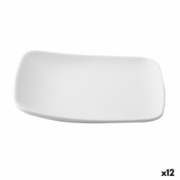 Talerz deserowy Ariane Vita Kwadratowy Ceramika Biały (20 x 17 cm) (12 Sztuk)