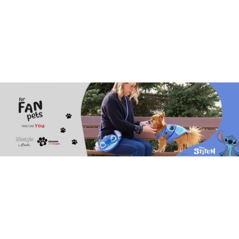 Obroża dla psa Stitch Ciemnoniebieski S/M Obroża dla psa Stitch Ciemnoniebieski S/M