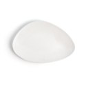 Płaski Talerz Ariane Antracita Trójkątny Biały Ceramika Ø 29 cm (6 Sztuk)