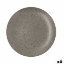 Płaski Talerz Ariane Oxide Szary Ceramika Ø 31 cm (6 Sztuk)