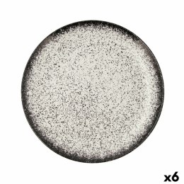 Płaski Talerz Ariane Rock Czarny Ceramika Ø 31 cm (6 Sztuk)