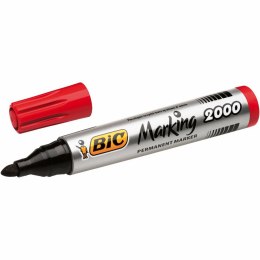 Marker permanentny Bic Marking 2000 Czerwony 12 Części