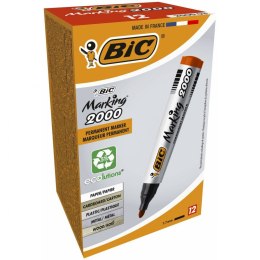 Marker permanentny Bic Marking 2000 Czerwony 12 Części