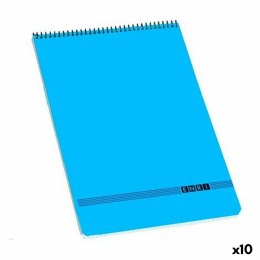 Notatnik ENRI 80 Kartki Niebieski (10 Sztuk)