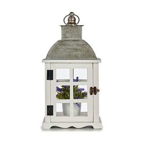 Lampa Srebrzysty Metal Drewno Biały (14 x 39,3 x 20 cm) (6 Sztuk) Lampa Srebrzysty Metal Drewno Biały (14 x 39,3 x 20 cm) (6 Sztuk)