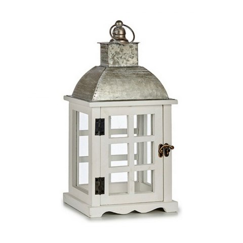 Lampa Srebrzysty Metal Drewno Biały (14 x 39,3 x 20 cm) (6 Sztuk) Lampa Srebrzysty Metal Drewno Biały (14 x 39,3 x 20 cm) (6 Sztuk)