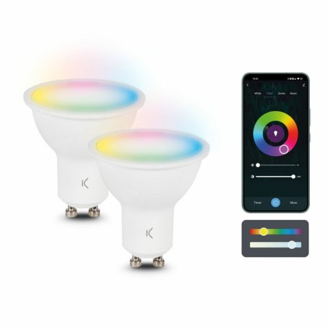 Żarówka LED KSIX GU10 5,5 W G Żarówka LED KSIX GU10 5,5 W G