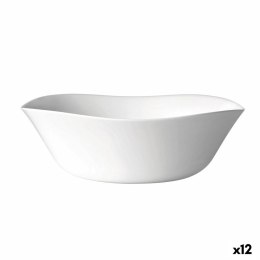 Miska do Sałatki Bormioli Rocco Parma Biały Szkło (24 cm) (12 Sztuk)