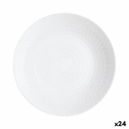 Talerz głęboki Luminarc Pampille Biały Szkło (20 cm) (24 Sztuk)