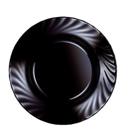 Talerz głęboki Luminarc Trianon Czarny Szkło (ø 22,5 cm) (24 Sztuk)