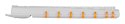 Listwa przeciwprzepięciowa HSK DATA ALP-ACARP7---1N (1,5m; kolor szary)