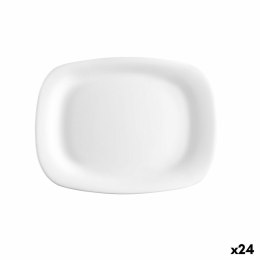 Półmisek Kuchenny Bormioli Rocco Parma Prostokątny Biały Szkło (18 x 21 cm) (24 Sztuk)