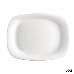 Półmisek Kuchenny Bormioli Rocco Parma Prostokątny Biały Szkło 20 x 28 cm (24 Sztuk)