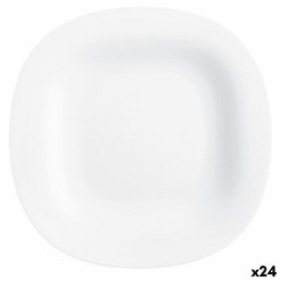 Talerz deserowy Luminarc Carine Biały Szkło (19 cm) (24 Sztuk)