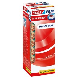 Taśma przylepna TESA Office-Box Przezroczysty polipropylen Plastikowy 8 Części 19 x 33 mm