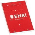 Notes z Nadrukiem ENRI Czerwony A6 80 Kartki (10 Sztuk)