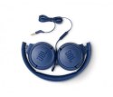 Słuchawki JBL Tune 500 (niebieskie, nauszne; z wbudowanym mikrofonem)