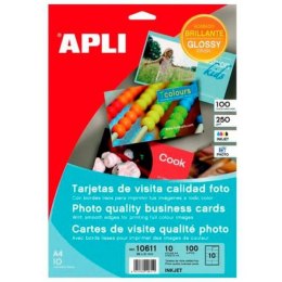 Business cards Apli 8,9 x 5,1 cm