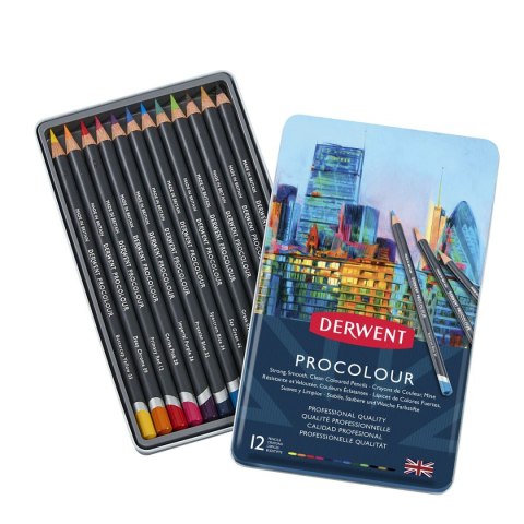 Kredki DERWENT Procolour Wielokolorowy Kredki DERWENT Procolour Wielokolorowy
