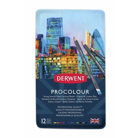 Kredki DERWENT Procolour Wielokolorowy Kredki DERWENT Procolour Wielokolorowy