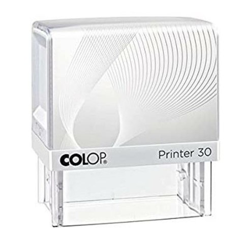 Pieczęć Colop Printer 30 Biały Niebieski Pieczęć Colop Printer 30 Biały Niebieski