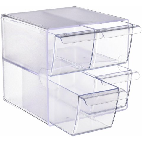 Wielofunkcyjny organizer Archivo 2000 Przezroczysty 19 x 15 x 15 cm Wielofunkcyjny organizer Archivo 2000 Przezroczysty 19 x 15 x 15 cm