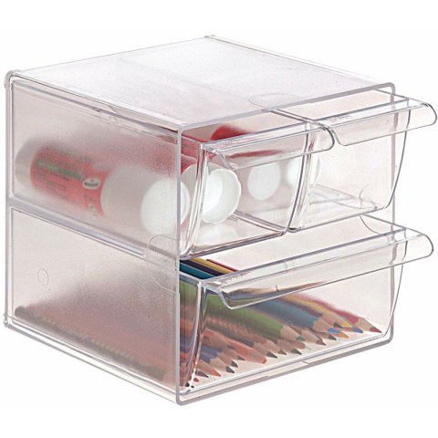 Wielofunkcyjny organizer Archivo 2000 Przezroczysty 19 x 15 x 15 cm Wielofunkcyjny organizer Archivo 2000 Przezroczysty 19 x 15 x 15 cm