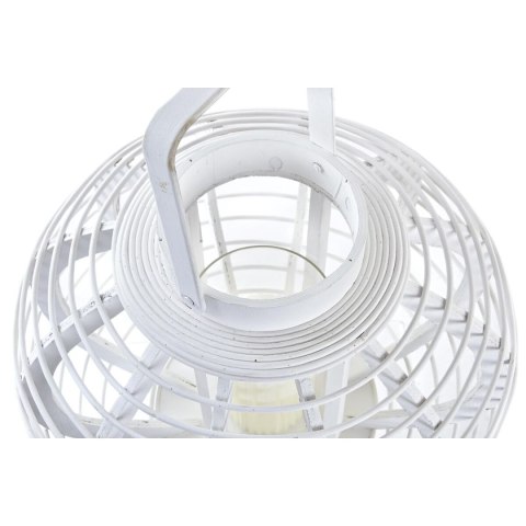 Lampa DKD Home Decor Szkło Biały Bambus (35 x 35 x 29 cm) Lampa DKD Home Decor Szkło Biały Bambus (35 x 35 x 29 cm)
