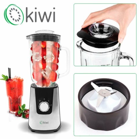 Mikser z Tworzywa Sztucznego Kiwi 1 L 400W 400 W 1 L 1L Mikser z Tworzywa Sztucznego Kiwi 1 L 400W 400 W 1 L 1L