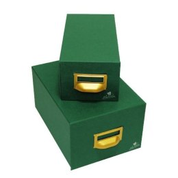 Segregator wielokrotnego wypełniania Mariola Kolor Zielony Karton 12,5 x 9,5 x 35 cm