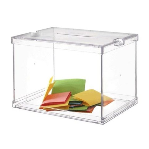 Urna Archivo 2000 Przezroczysty 31 x 44 x 31,5 cm Urna Archivo 2000 Przezroczysty 31 x 44 x 31,5 cm
