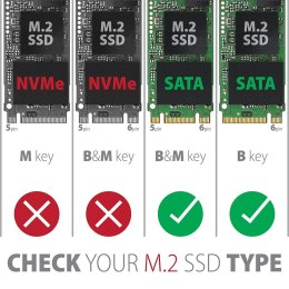 PCES-SA4M2 Kontroler PCIe 2x wewnętrzny port SATA 6G + 2x wewnętrzny port M.2 B-key SATA, SP & LP