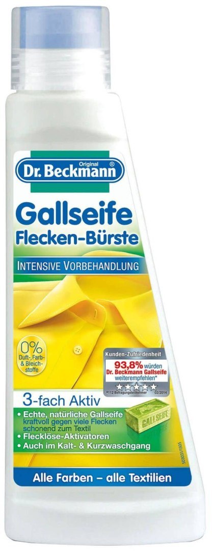 Dr. Beckmann Gallseife Odplamiacz ze Szczoteczką 250 ml Dr. Beckmann Gallseife Odplamiacz ze Szczoteczką 250 ml
