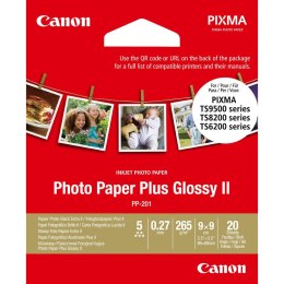 Błyszczący Papier Fotograficzny Canon Plus Glossy II 9 x 9 cm