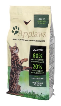 APPLAWS CAT Kurczak i Jagnięcina - karma dla kotów z wysoką zawartością mięsa - 2kg