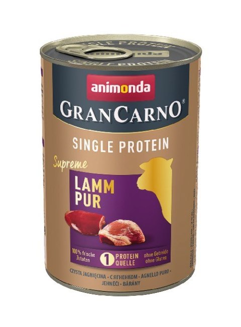 ANIMONDA GranCarno Single Protein jagnięcina - mokra karma dla psa - 400g ANIMONDA GranCarno Single Protein jagnięcina - mokra karma dla psa - 400g