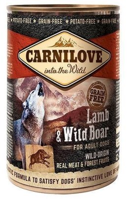CARNILOVE Into the Wild Lamb&Wild Boar - mokra karma dla psa - 400 g