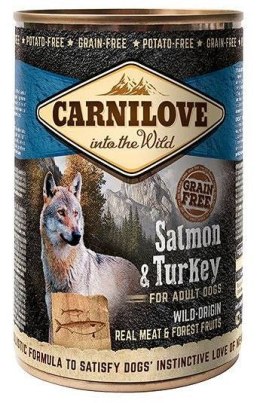 CARNILOVE Into the Wild Salmon&Turkey - mokra karma dla psa - 400 g