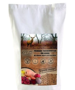 O'CANIS Premium z jelenia, selera i buraków - karma sucha-pieczona dla psa - 1,2 kg