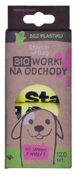 STARCH BAG - bioworki na odchody - 8 x 15 szt.
