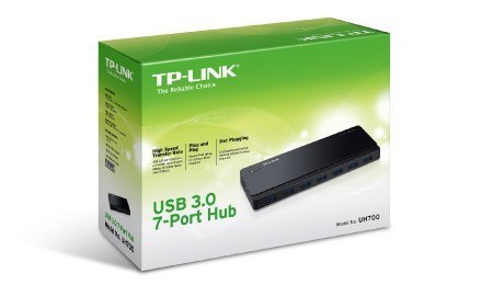Hub TP-LINK UH700 (7x USB 3.0; kolor czarny) Hub TP-LINK UH700 (7x USB 3.0; kolor czarny)